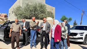 زيارة معالي الوزير  د.م سامي الحجاوي لمحافظة جنين وجولة للقرى التي تضررت في الفترة الاخيرة 