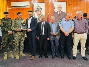مديرية حكم محلي قلقيلية تشارك في حفل تكريم العميد جمال آسيا تقديراً لجهوده في المحافظة