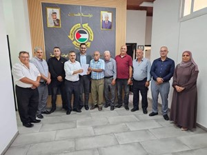 استلام وتسليم الهيئة الإدارية الجديدة للمجلس المشترك لإدارة النفايات الصلبة
