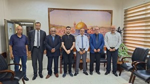 أبو دياك يزور مديرية التربية والتعليم في طولكرم