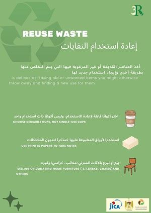 نصائح حول إعادة استخدام النفايات الصلبة 