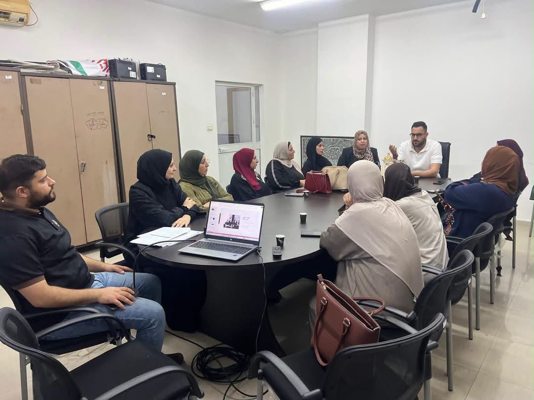 ورشة تدريبية لعضوات الهيئات المحلية تحت رعاية مديرية الحكم المحلي في محافظة قلقيلية
